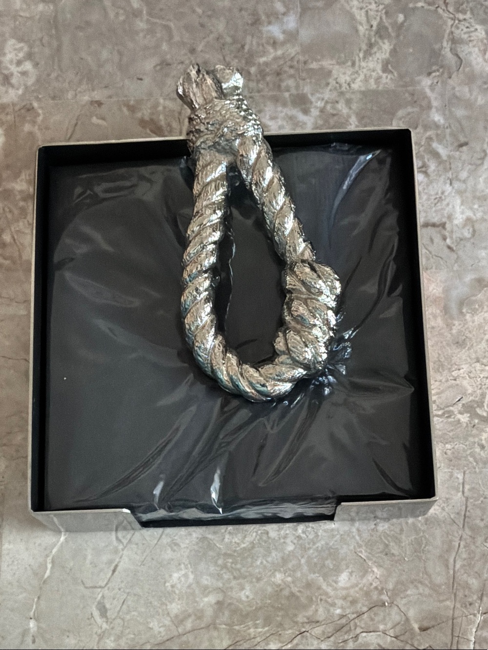 MICHAEL ARAM Rope Cocktail Napkin Holder